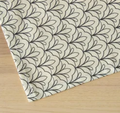 EMINZA Nappe rectangulaire coton enduit (150 x 250 cm) Clara e Gris Best