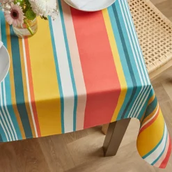 EMINZA Nappe rectangulaire coton enduit (150 x 350 cm) Bonifacio Multicolore Clearance