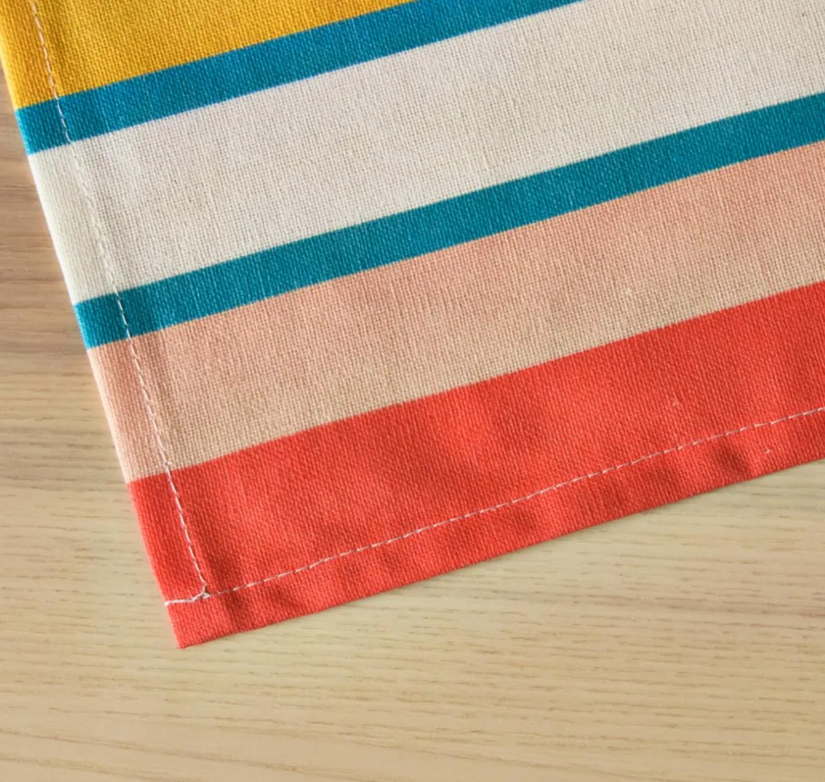 EMINZA Nappe rectangulaire coton enduit (150 x 350 cm) Bonifacio Multicolore Clearance