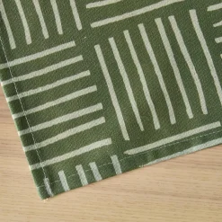 EMINZA Nappe rectangulaire coton enduit (150 x 250 cm) Paolo e Vert Outlet