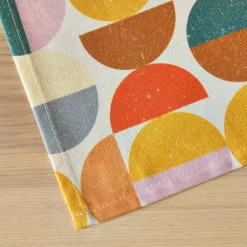 EMINZA Nappe rectangulaire coton enduit (150 x 350 cm) Brooklyn Multicolore Best