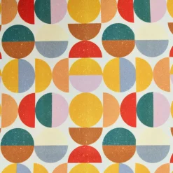 EMINZA Nappe rectangulaire coton enduit (150 x 350 cm) Brooklyn Multicolore Best