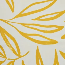 EMINZA Nappe rectangulaire coton enduit (150 x 350 cm) Galice Jaune moutarde Best