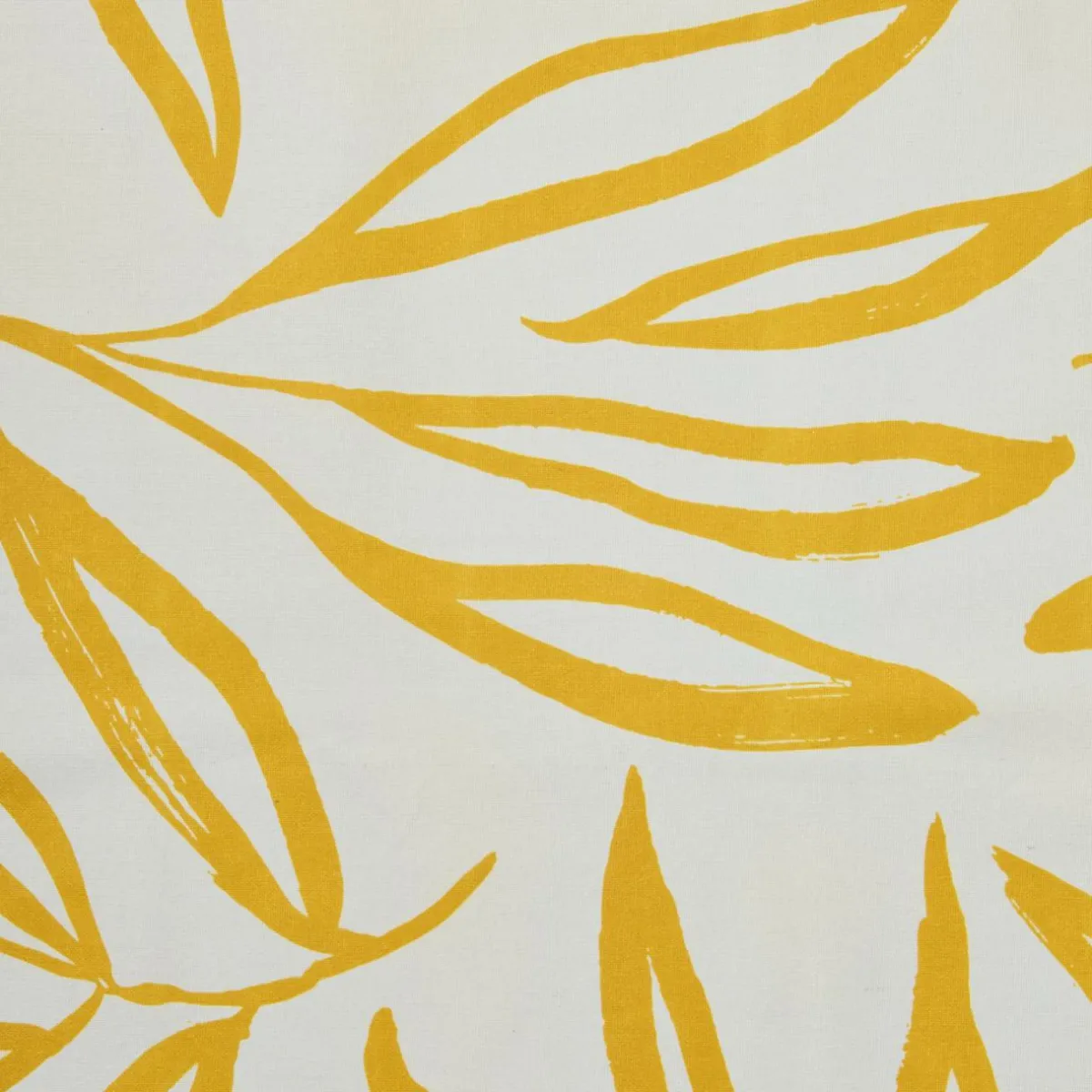 EMINZA Nappe rectangulaire coton enduit (150 x 350 cm) Galice Jaune moutarde Best