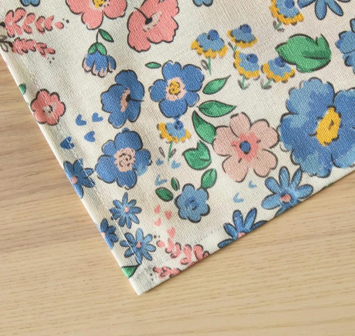 EMINZA Nappe rectangulaire coton enduit (150 x 350 cm) Corolle Multicolore Best