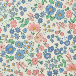 EMINZA Nappe rectangulaire coton enduit (150 x 350 cm) Corolle Multicolore Best
