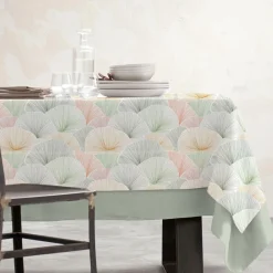 EMINZA Nappe rectangulaire coton enduit (150 x 250 cm) Boston Multicolore Online