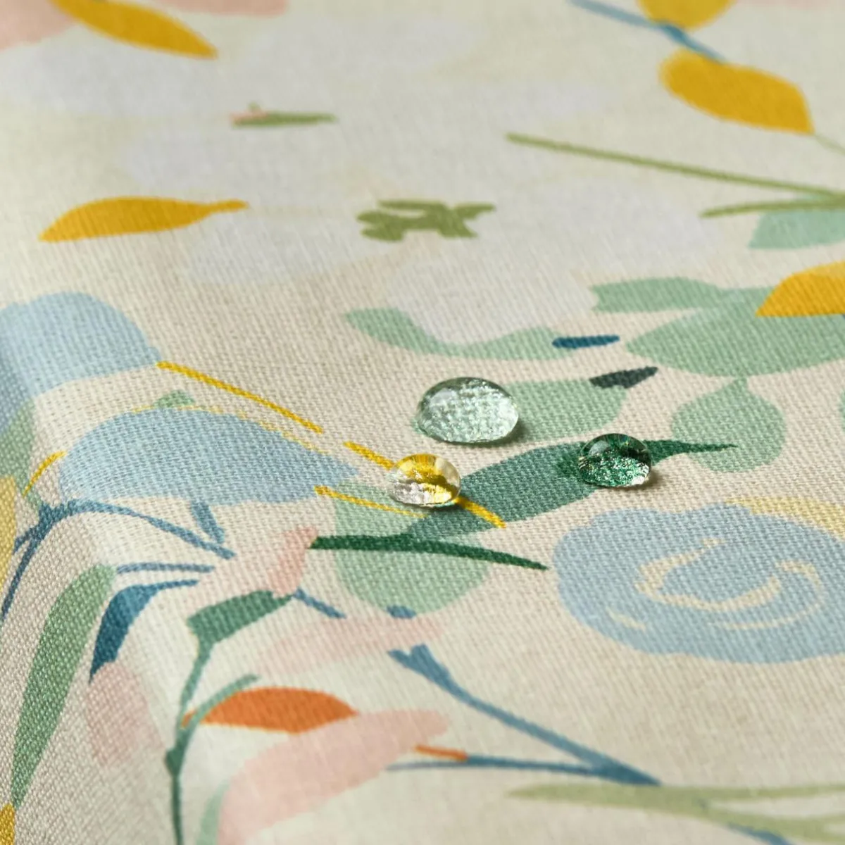 EMINZA Nappe rectangulaire coton enduit (150 x 350 cm) Ornella Multicolore Online