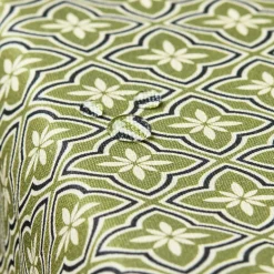 EMINZA Nappe rectangulaire coton enduit (150 x 250 cm) Gloria e Vert Outlet
