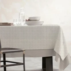 EMINZA Nappe rectangulaire coton enduit (150 x 250 cm) Paolo Beige Clearance