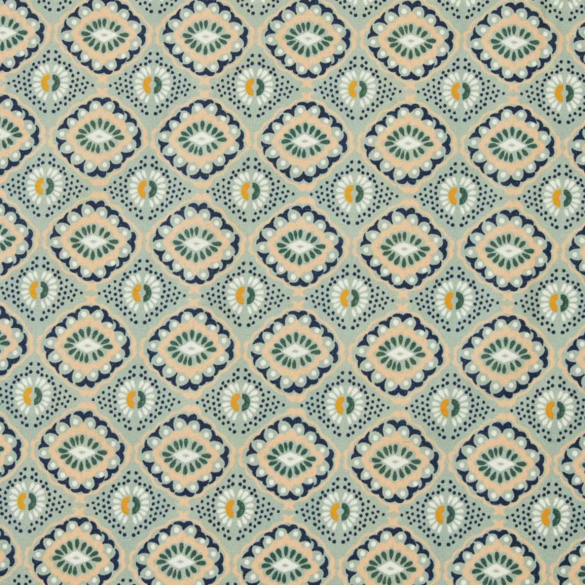 EMINZA Nappe rectangulaire coton enduit (150 x 350 cm) Palerme e Vert Best