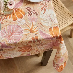 EMINZA Nappe rectangulaire coton enduit (150 x 250 cm) Tenerife Multicolore
