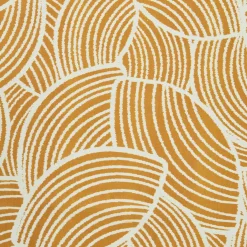 EMINZA Nappe rectangulaire coton enduit (150 x 350 cm) Sarah Jaune moutarde Clearance