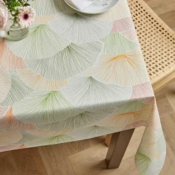 EMINZA Nappe rectangulaire coton enduit (150 x 350 cm) Boston Multicolore