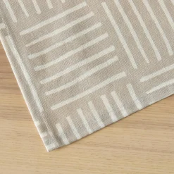 EMINZA Nappe rectangulaire coton enduit (150 x 350 cm) Paolo Beige Best