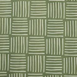 EMINZA Nappe rectangulaire coton enduit (150 x 350 cm) Paolo e Vert New