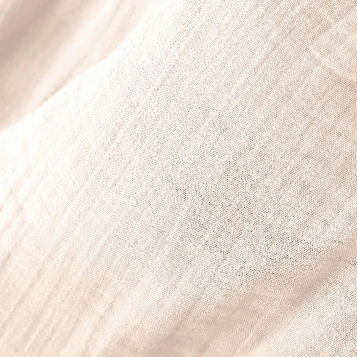 EMINZA Nappe rectangulaire gaze de coton (150 x 250 cm) Gaïa Rose poudré