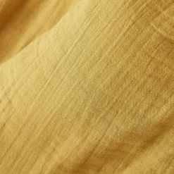 EMINZA Nappe rectangulaire gaze de coton (150 x 250 cm) Gaïa Jaune safran Discount