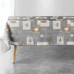 DOUCEUR D'INTERIEUR Nappe rectangulaire (L240 cm) Augustin e Gris Clearance