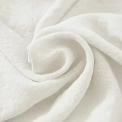 EMINZA Nappe rectangulaire lin lavé (170 x 350 cm) Louise he Blanc Discount