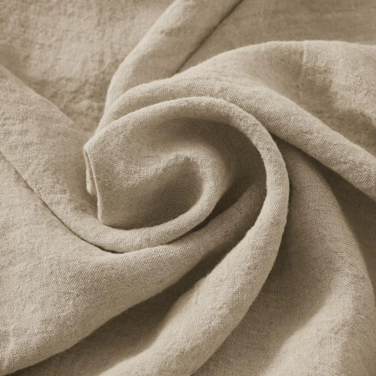 EMINZA Nappe rectangulaire lin lavé (170 x 350 cm) Louise Beige Clearance