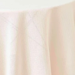 douceur d'intu017drieur Nappe Ronde (180 cm) Stella he Blanc Outlet