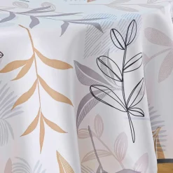 DOUCEUR D'INTERIEUR Nappe ronde anti-taches (D180 cm) Miraline e Gris Clearance