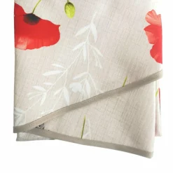 DOUCEUR D'INTERIEUR Nappe ronde (D180 cm) Sweet Poppy Rouge New