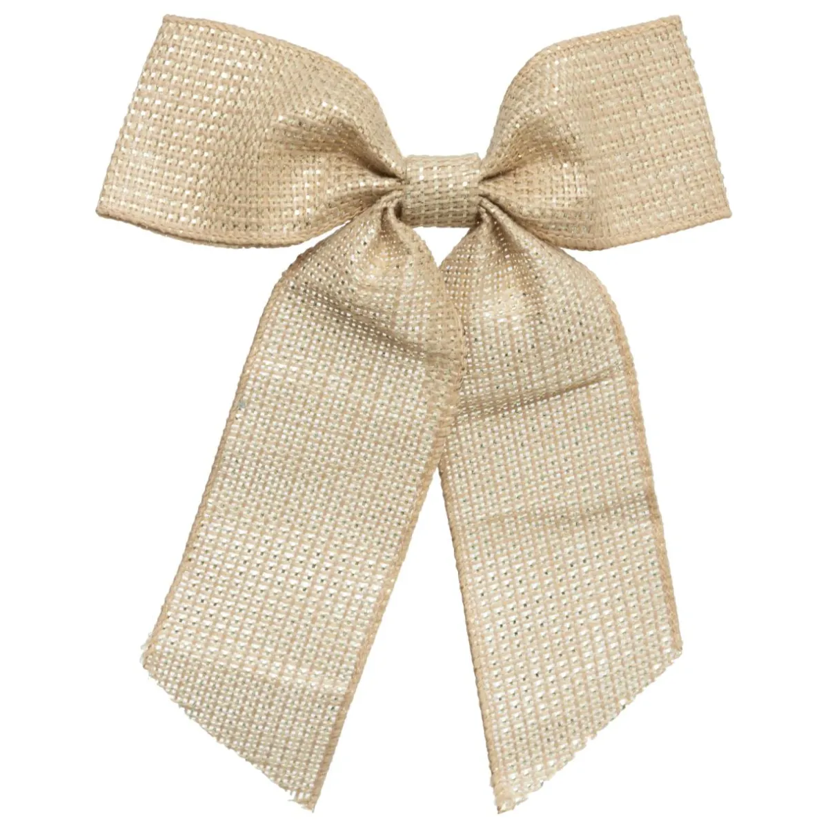 FEERIC LIGHTS Nœud de Noël en jute (H24 cm) Élégance Dé Or Discount