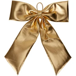 KOOPMAN Nœud de Noël Géant (H80 cm) Shiny Or Hot