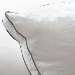 BLEU CALIN Oreiller carré ajustable (65 x 65 cm) Sensation Duvet Blanc Sale