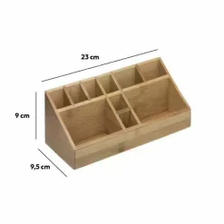 INSTANT D'O Organisateur de maquillage Compartiment Bambou Naturel Outlet