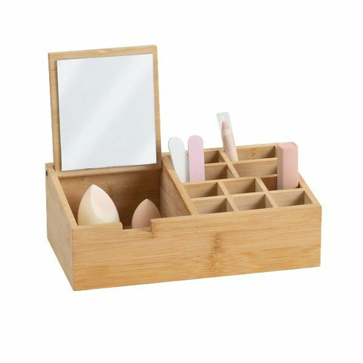 5 Five Simply Smart Organiseur Miroir 10 compartiments Bambou Naturel New