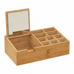 5 Five Simply Smart Organiseur Miroir 10 compartiments Bambou Naturel New