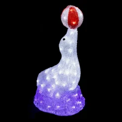 Feeric Lights & Christmas Otarie lumineuse 80 LED (H50 cm) Églantine Blanc froid Sale