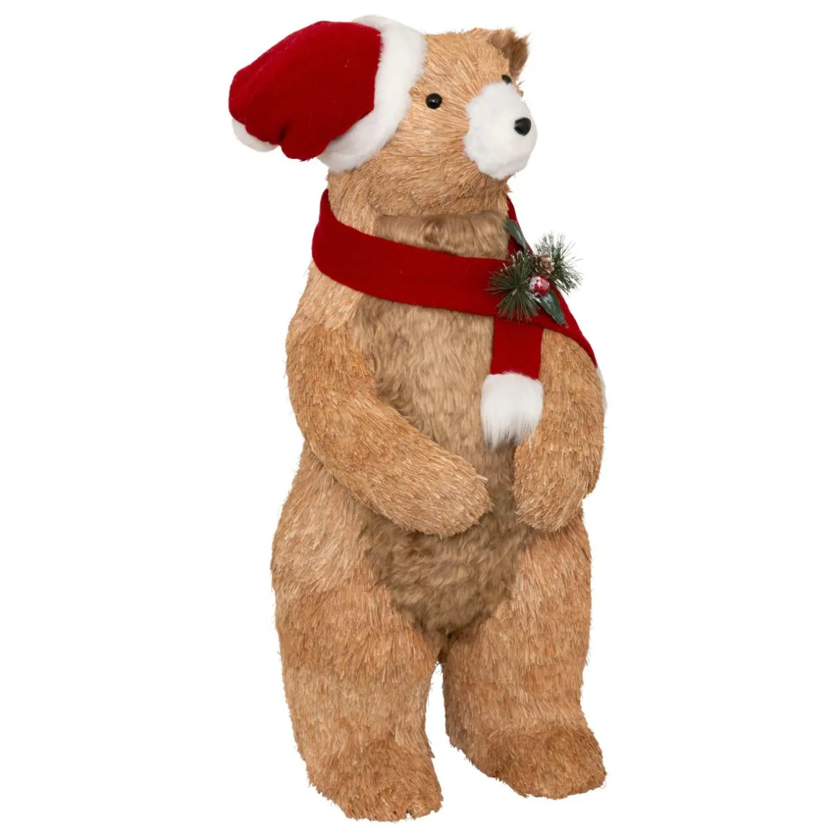 JJA Ours décoratif en bois (H73 cm) Gulliver curieux Marron clair Hot