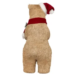 JJA Ours décoratif en bois (H73 cm) Gulliver curieux Marron clair Hot