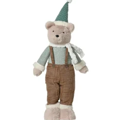 KAEMINGK Ours des neiges (H75 cm) Gabriel et vert clair Beige