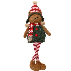 KAEMINGK Ourson de Noël déco (H68 cm) Max à la montagne Gris Hot