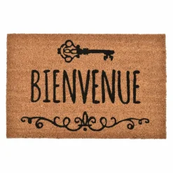 LUANCE Paillasson Coco ( 40 x 60 cm) Bienvenue Beige Outlet