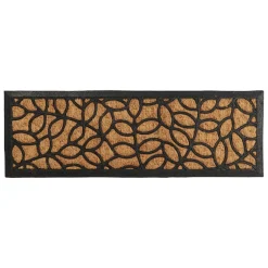 LUANCE Paillasson Coco (25 x 75 cm) Feuille Beige Online