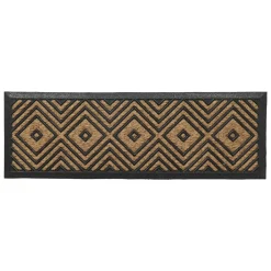 LUANCE Paillasson Coco (25 x 75 cm) Losange Beige Outlet
