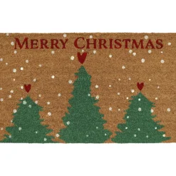 LUANCE Paillasson de Noël coco (45 x 75 cm) Christmas Multicolore New