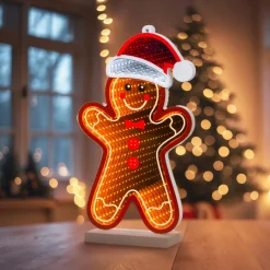 KAEMINGK Pain d'épice lumineux 132 LED (H27 cm) Infinity Multicolore Outlet