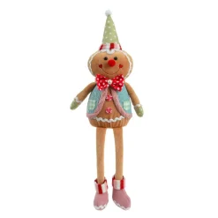 KAEMINGK Pain d'épices jambes souples (H50 cm) Johnny le Clown Multicolore Discount