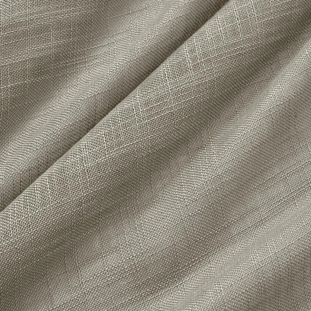 EMINZA Paire de voilages passe-tringle effet lin (70 x 200 cm) Robin Taupe Outlet