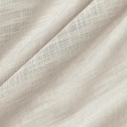 EMINZA Paire de voilages passe-tringle effet lin (60 x 160 cm) Robin Beige Discount
