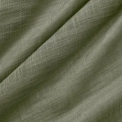 EMINZA Paire de voilages passe-tringle effet lin (60 x 120 cm) Robin Vert romarin Online