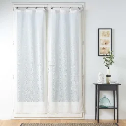 douceur d'intu017drieur Paire de voilages tissés oeillets (70 x 200 cm) Davina Blanc Hot