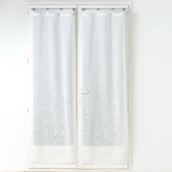 douceur d'intu017drieur Paire de voilages tissés oeillets (70 x 200 cm) Davina Blanc Hot